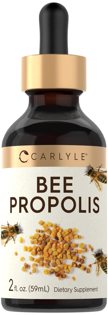 Carlyle Bee Propolis Tincture Drops Oz 124; 2 Fl Oz Oz 124; Liquid Extract 124; Non- GMO, gluten zdarma dodatek