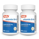 Rugby Vitamin B-6 Tablety - 25mg vitaminu B6 - dodatek stravy - 100 Počet (2 balení)