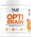 Opti Brain - Vylepšení paměti a zaměření, Nootropics Brain Support for Energy, Brain Booster for Health with Energy and Focus - Premium Energy Enhancers (30 Služeb)