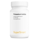 SuperSmart - Iodid draselný KI 200mcg za den (stabilní jód) - High Potency Shield CLAS124; Non- GMO & Gluten Free CLAS124; 60 tablet