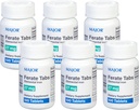 Hlavní 27 mg Ferate Tabs - Ferrous Gluconate Elemental Iron Dieter Supplement - 100 Počet (6 balení)