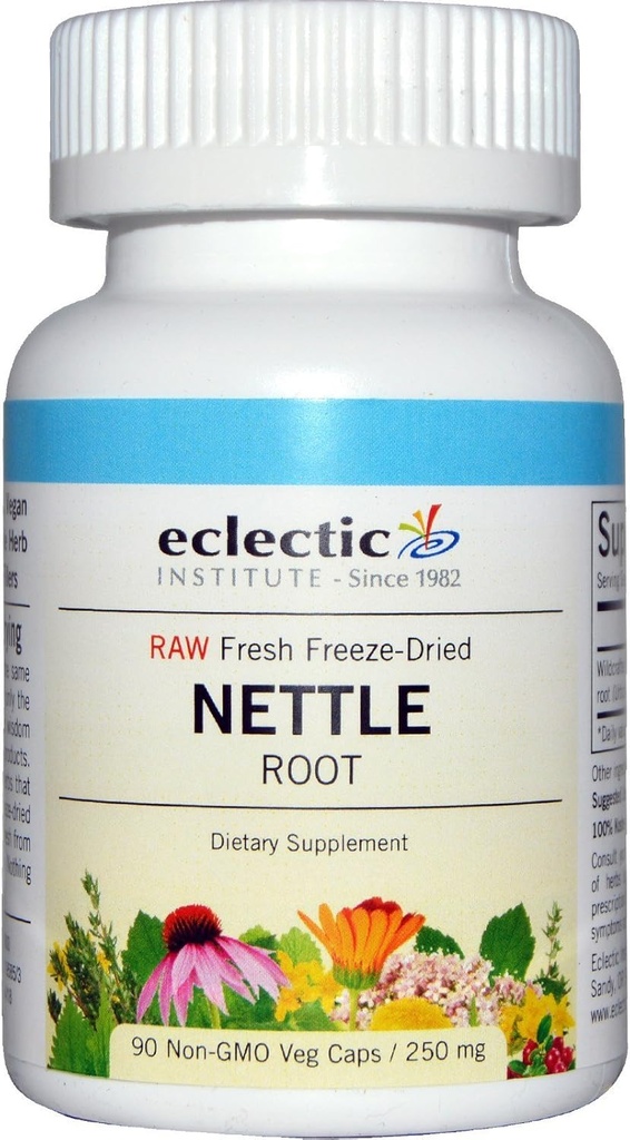 Eklectic Institute Nettle Root - 250 mg - 90 Vegetariánských kapslí