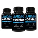 Andro400 Testosteron Podpora pro muže a ženy - Tongkat Ali, L- Arginine & L- Citruline - Energie, Vitality & Performance - 180 Kapsle, 180- Day Supply