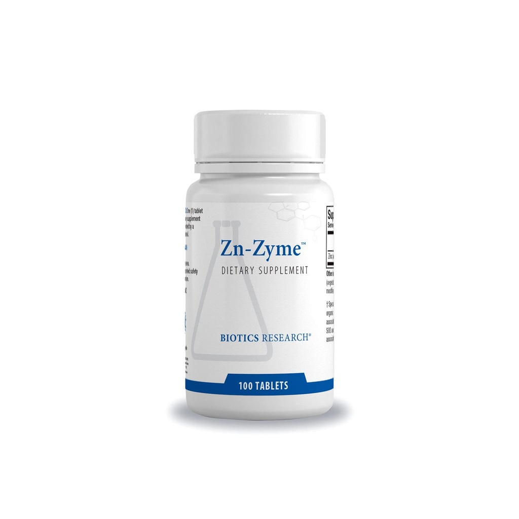 Biotika Výzkum Zn- Zyme - 15 mg zinku, podporuje imunitní systém, optimální buněčné funkce, stravovací, Tissue podpora zdraví 100 Tab