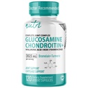 Příroda 's Fusies Glucosamine Chondroitin MSM Turmeric Boswellia - Společná podpora Dodatek - 120 Kapsle - Chondroitin sulfát Kapsle - s Hyaluronic Acid - Podporuje zdravé kosti