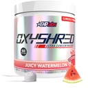 EHP Labs OxyShred Pre Workout Powder - Presping Powder with L Glutamine & Acetyl L Carnitin, Energy Boost Drink - šťavnatý meloun, 60 Služeb
