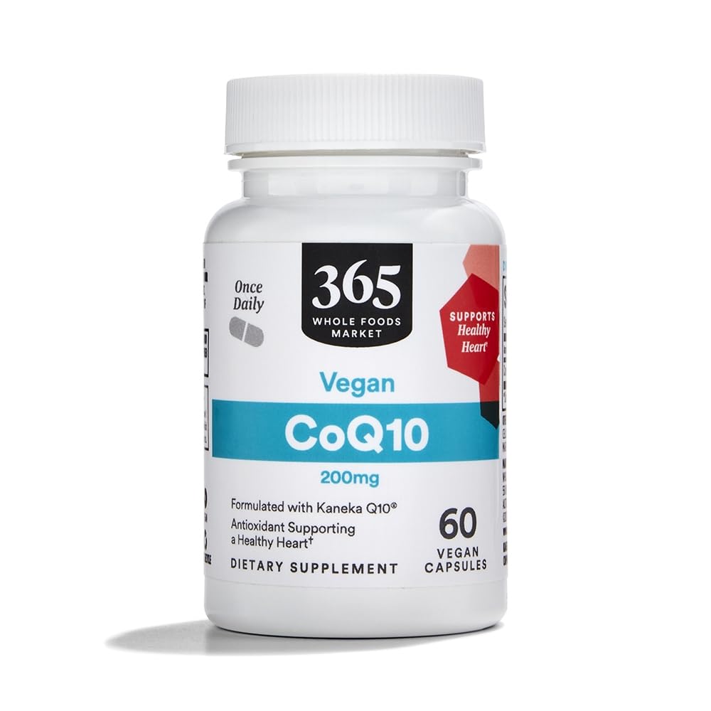 365 od Whole Foods Market, CoQ10 200mg, Vegan, 60 Count