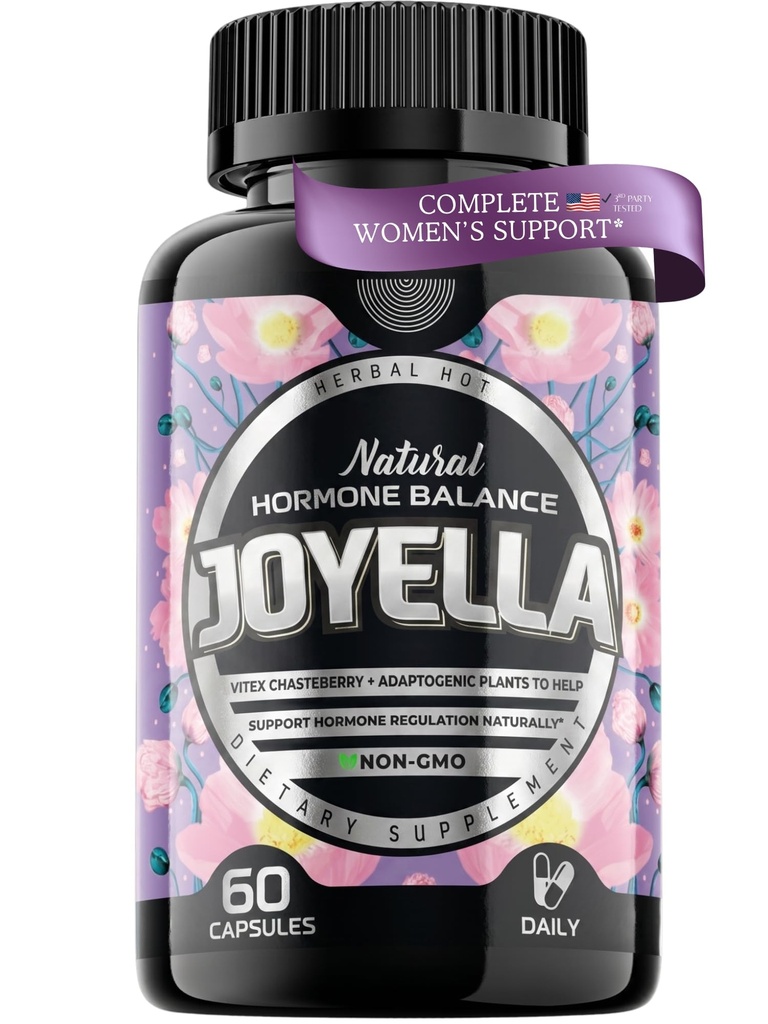 Vitex Chasteberry dodatek pro ženy - Adaptogens Balance Complex w. Black Cohosh a Dong Quai - Hormon Balance pro ženy w. Wild Yam Root - Mood Plus Hormon Harmony 60 Caps USA