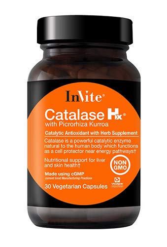 Pozvat zdraví Catalase Hx (s Picrorhiza Kurroa), podporuje játra, kůže zdraví, non-GMO dietní dodatek, 30 Vegetariánské kapsle (balení po 1)