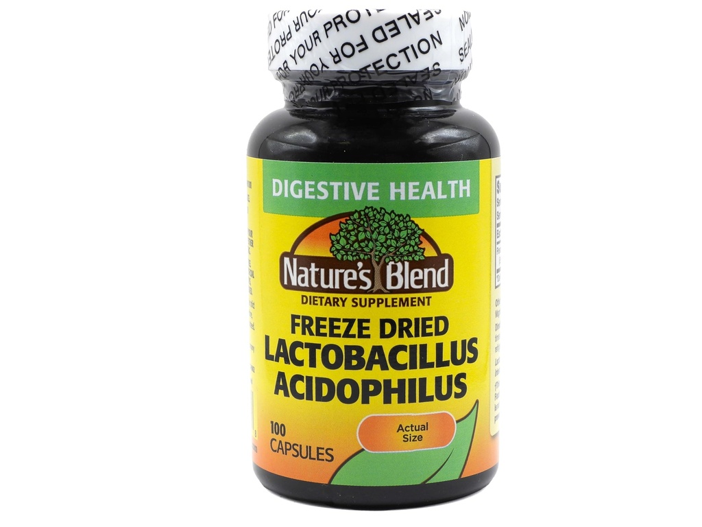 Zmrazit sušené Lactobacillus Acidophilus 100 Caps