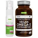 Vegan Omega33 Algae Oil + Super B12-Complex 5000mcg Vegan Bundle, vysoká koncentrace DHA & EPA + vysoká síla B12 Cherry Flavor Sublingual Spray, by Igennus