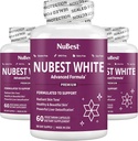 NuBest White - podporuje krásnou a zářivou pleť s Glutathione, Mléko Thistle Extract, L- cystein, Precious Byliny a vitamíny (3 Pack)