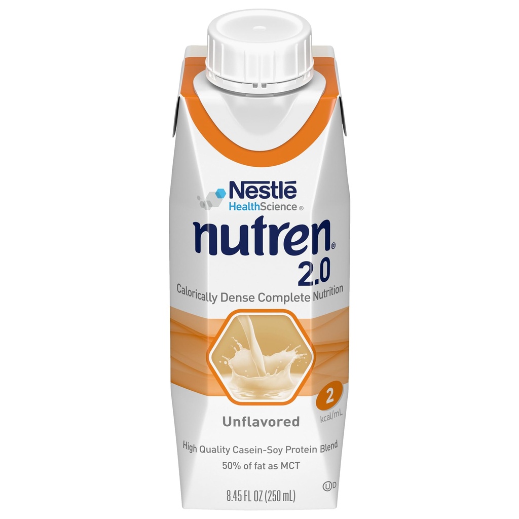 Nutren (2.0 kcal / ml) Calorically- Dense Tube Feeding Formule, Neochucené, 8.45 Fl Oz nebo 250 ml (balení po 24)