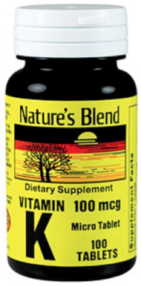 Přírodní směs vitamin K 100Mcg Tablety 100 Kč