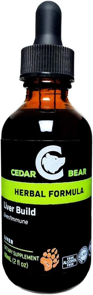 Cedar medvěd játra Budovat tekutý bylinný dodatek, který pomáhá posílit játra a žlučník Funkce 2 Fl Oz