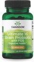 Swanson Dr. Stephen Langer 's Formule - Natural Probiotic w / Prebiotic FOS - 16-Stuin Supplement Promoting Digital Support w / 3.2 Milion CFU per Capsule - (60 Veggie Kapsle)