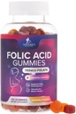 Kyselina listová gumičky pro ženy 785 mcg, esenciální prenatální vitamíny pro mámu & dítě, Vegan Folic dodatek Gummy, denní vitamin B9 extra sílu folát, před během těhotenství - 120 Gummies