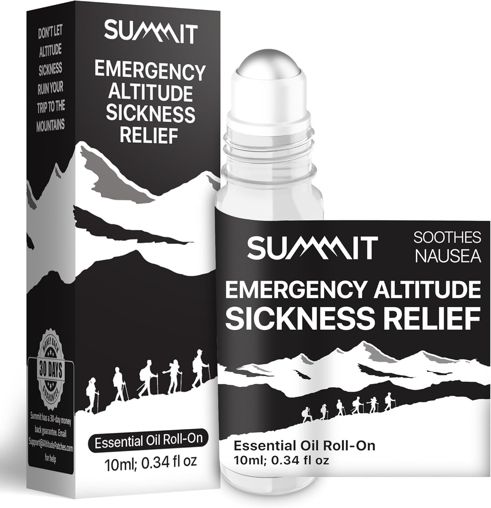 SUMMIT Variabilita Variabilita Nouzové Roll- On (10 ml) 124; Poskytuje nouzové Variabilní Nevolnosti Nevolnosti Relief 124; Reliaves Variady Související s Variatiama & Heaches 124; Altitude Nevolnosti Medicine