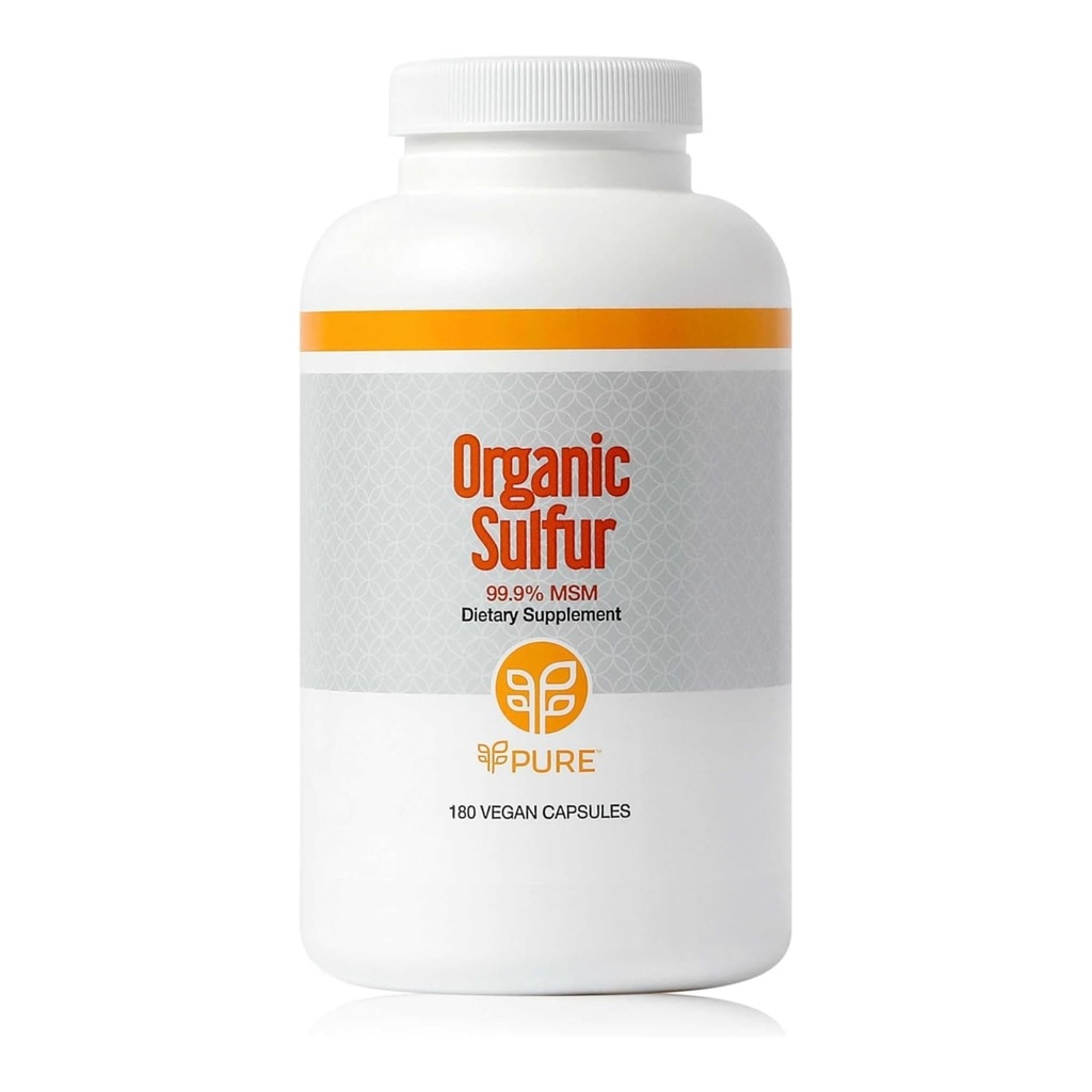 PURE CARL 124; Organic Sulfur MSM CARL 124; 180 Capsules CARL 124; Premium MSM Powder for Joint Health CARL 124; MSM Powder for Hair Growth and for Enhanced Health of Hair, Skin and Nails CARL 124; Vegan, Non- GMO, and Gluten Free