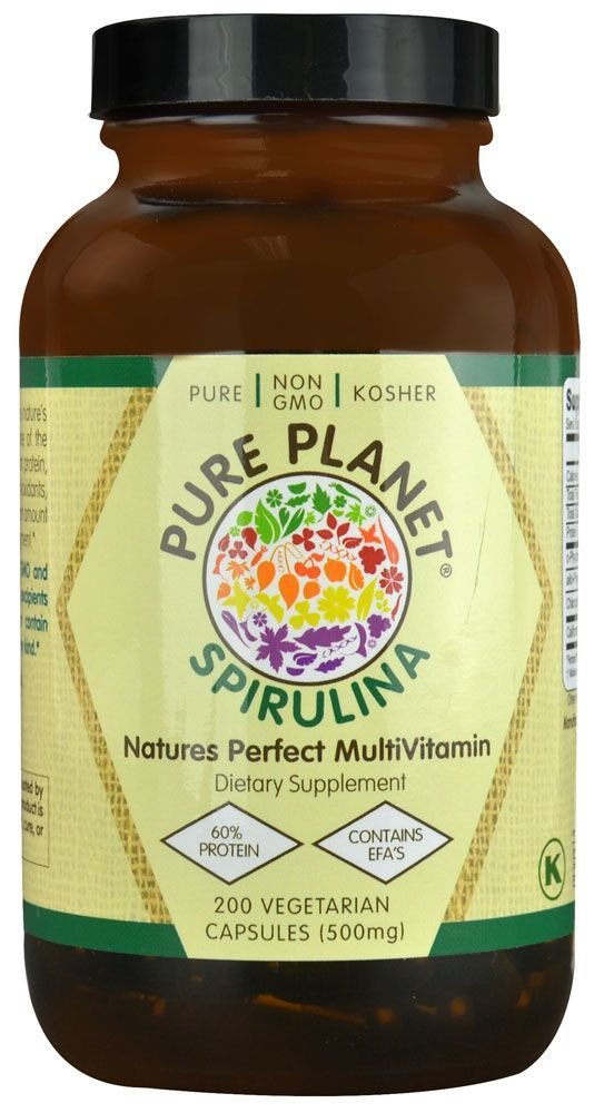 Čistá planeta 100% čistá spirulina, 200 CT