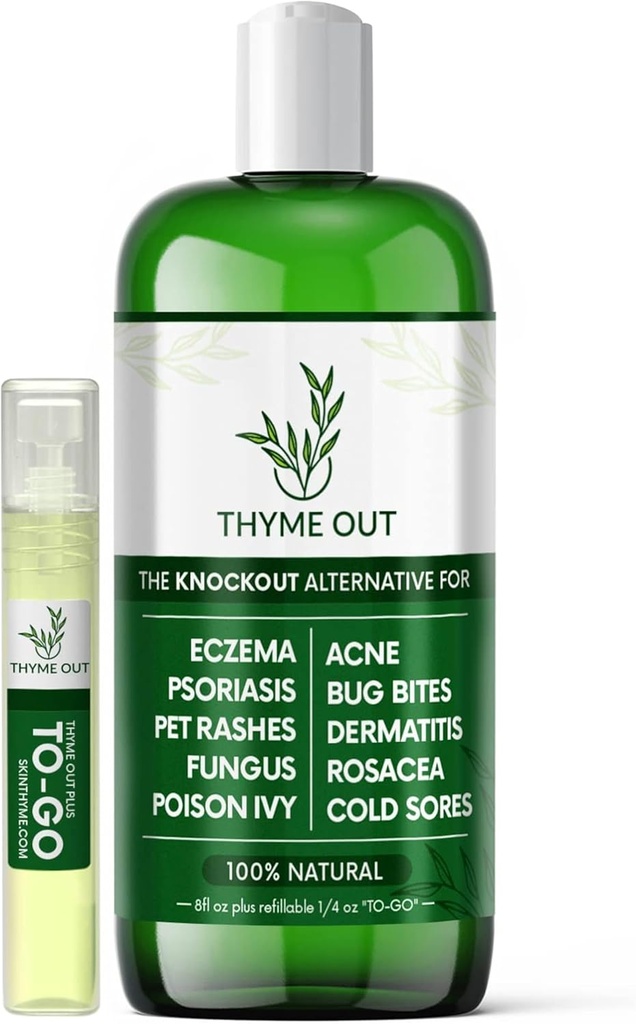 Všechna přírodní léčba ekzém - Psoriáza Léčba - All- in- One Solution for Acne, Dermatitis, Rosacea, Studené vředy, Pet vyrážky, Bug Bites, a Poison Ivy - Anti- Itch Spray for Itchy Skin Relief