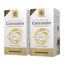 Solgar Full Spectrum Curcumin - 90 LiCaps, Pack of 2 - Superior Absorpce - Brain, Joint & Imunitary Health - Non- GMO, Vegan, Gluten Free, Dairy Free - 180 Total Servings