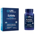 Life Extension Same 400mg & N- Acetyl- L- Cysteine 600mg - 60 Počet jater, společná a imunitní podpora