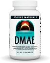 Zdroj Naturals DMAE, Dimethylaminoethanol Bitartate - Podporuje mentální koncentraci - 200 Tablety