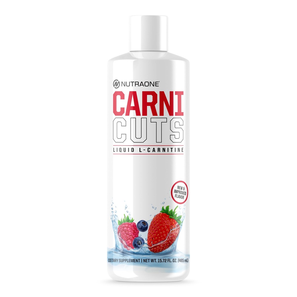 NutraOne Carnicuts L- Carnitin Liquid Supplement Stimulant Free * (Berry Blast - 32 Servings)