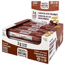 Chuť přírody - Organic 2g Cukrová čokoláda arašídy - Nízký cukr Snack and Breakfast Bar, High Fiber Energy Bar - 16 Hrabě Snack Pack