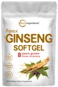 Micro Ingredients Red Panax Ginseng Supplement 6,000mg per Serving, 300 Softgels curren124; High Potency Korean Ginseng Root Extract with Active Ginsenosids curren124; Podporuje energii a imunitní zdraví current 124; Non- GMO