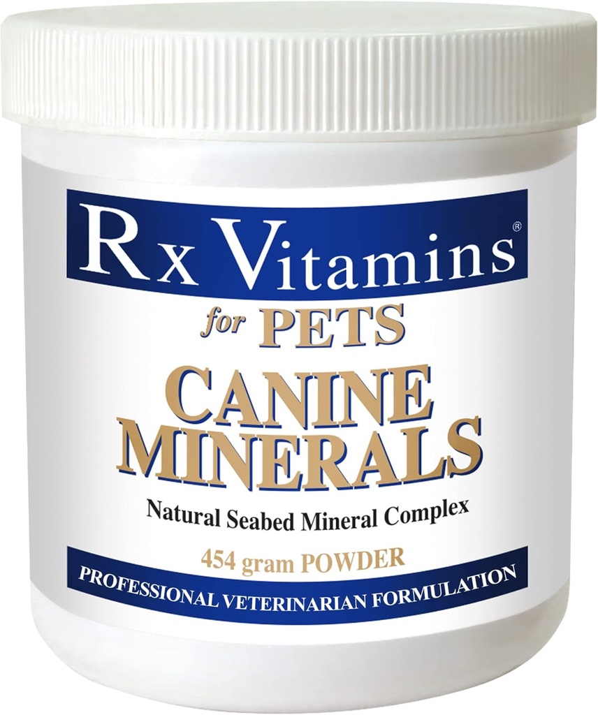 Rx Vitamíny Koňské minerály - Dog Calcium Supplement Plus Magnesium & Draslík - Minerální prášek pro psy - Minerální dodatek pro psy 16 oz