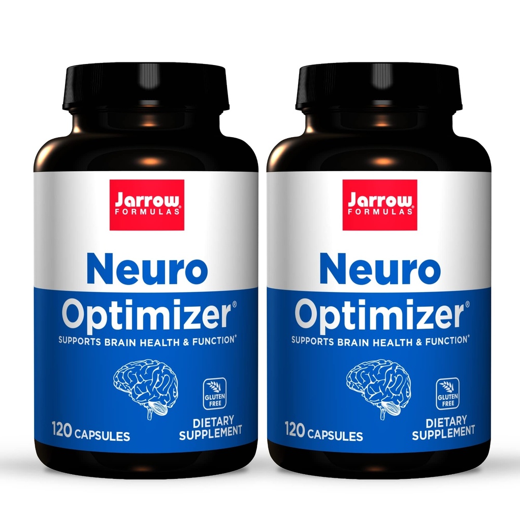 Jarrow Installas Neuro Optimizer - 120 Kapsle, Balení 2 - Brain Health & Antioxidant Support - Obsahuje 7 Neuro Nutrients - Gluten zdarma - 60 Celkem Service