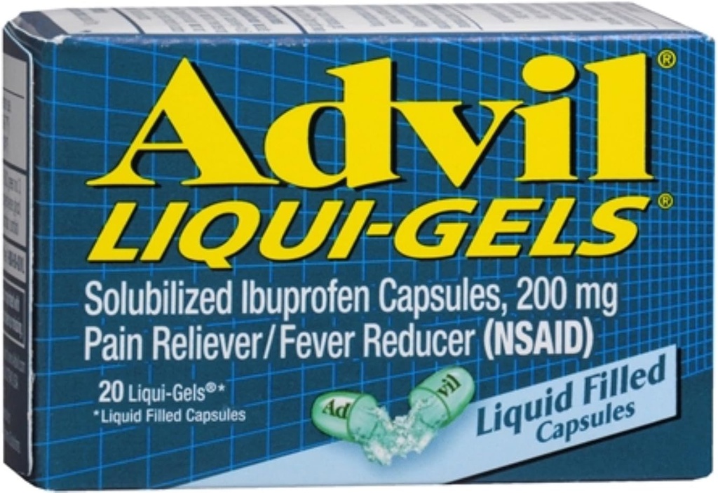 Advil 200 mg Liqui- Gels 20 ea (balení po 12)