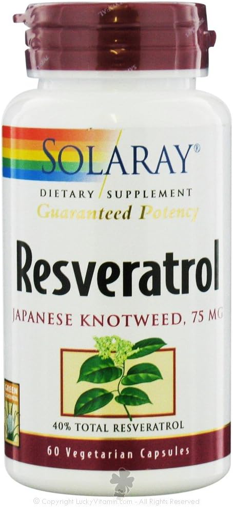 Solaray Resveratrol - 60 Vegetariánských kapslí