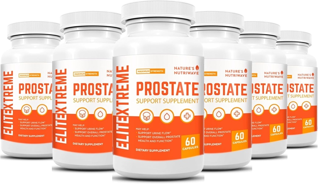 EliteXtreme Zdravotní dodatek - Přírodní vzorec s pilou Palmetto, rostlinný steroly, zinek, a vitaminy CLAS124; Non- GMO, Made in USA, 60 Kapsle, 6 Měsíční dodávky