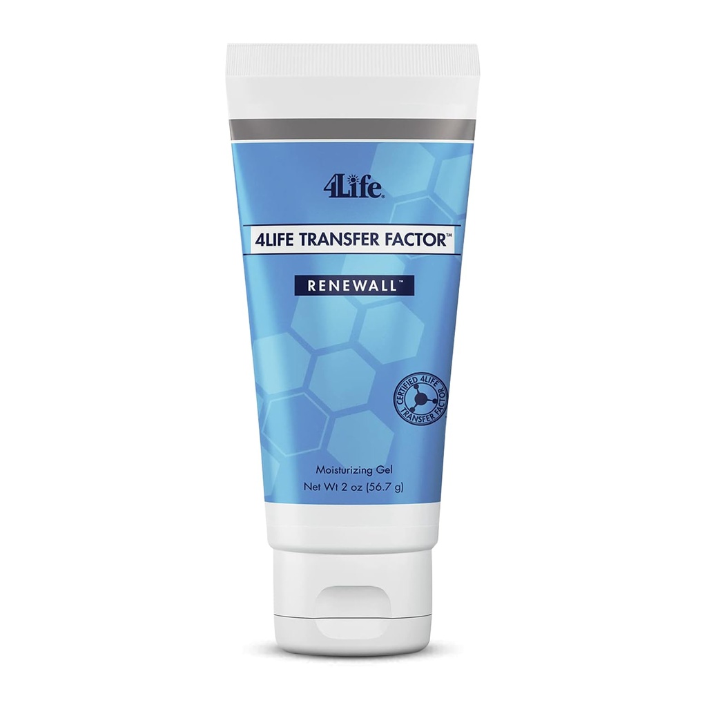 4Life Transfer Factor Obnovitelný Gel - Topická péče o pleť s Aloe Vera, Lavender Extract, Eucalyptus Oil a Rosemary - 2oz