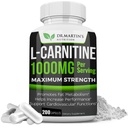 DR. MARTIN 'S NUTRITION Extra Strength L- karnitin - 200 Kapsle - 1000mg per Serving - Zvýšení metabolismu a zvýšení výkonu