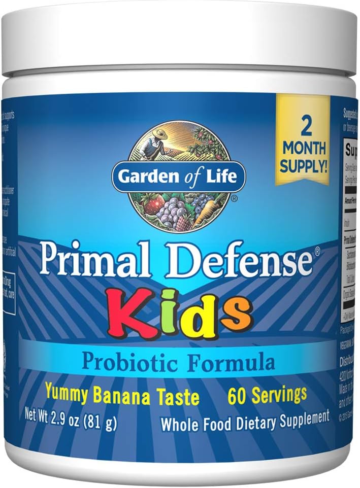 Zahrada života Celé jídlo Probiotika pro děti - Primal Defense HSO Probiotické Formule Děti Dietní dodatek, 2.9oz (81g) Vegetariánský prášek