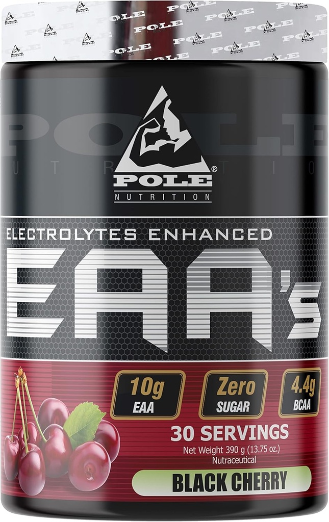 EAA Electrolytes Enhanced CLAS124; Nulový cukr, ochucený CLAS124; 390 Gram 30 Servings (Black Cherry)