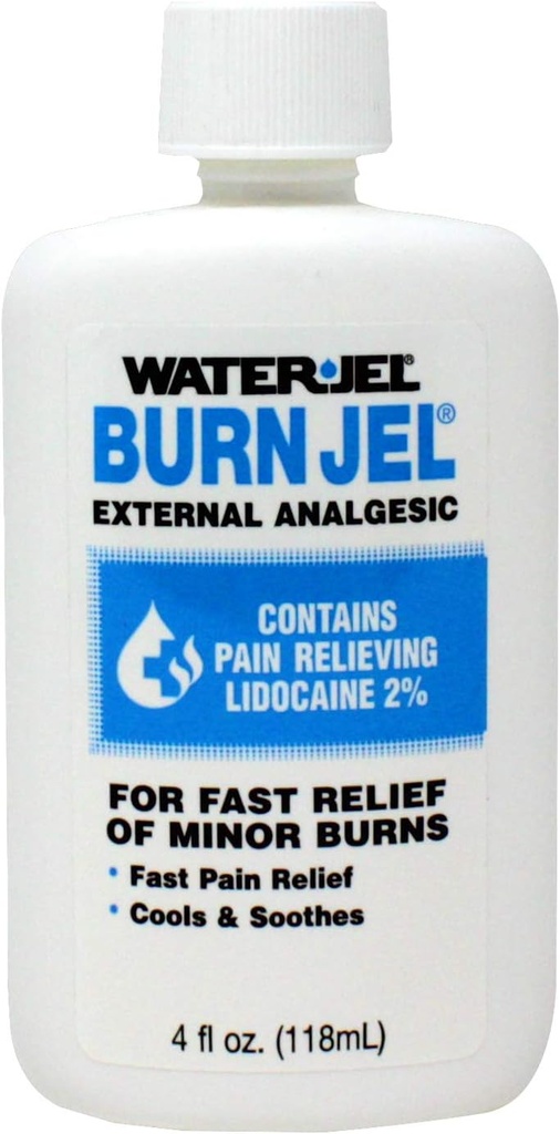 Voda Jel Burn Jel Minor Burn Relief Gel Squeeze láhev 4 oz