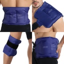 REVIX Ice Pack for Injuries Reuse Gel for Lower Back, Cold Packs for Back Rameno, Elbow, Hip, Leg, Wrap Around Whole Knee, Soft Cold Compress, 16 × 9 "Navy