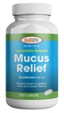 ZDRAVÍ LFE Mucus Relief Guaifeesin Caplets 400 mg, okamžité uvolnění rychle působící expektorant, tenký a loosens Mucus, uvolňuje kongestion hrudníku, kašel, zima a chřipka (střední, 200 Počet)