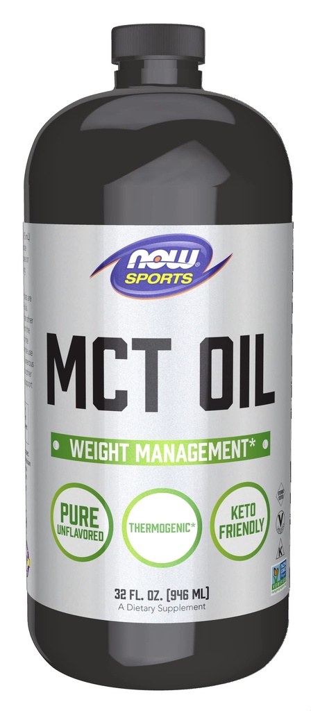 Nyní Potraviny Sportovní výživa, MCT (Medium- chain triglyceridy) Olej 14 g, Řízení hmotnosti, kapalné, 32- Ounce