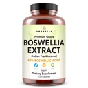 AMANDEAN Boswellia Serrata Extract. 500mg 120 Veggie Kapsle. 65% Boswellic Acids with AKBA. Indian Frankincense Zánět Dodatek. Společná zdravotní podpora. (Balení květen Vary)