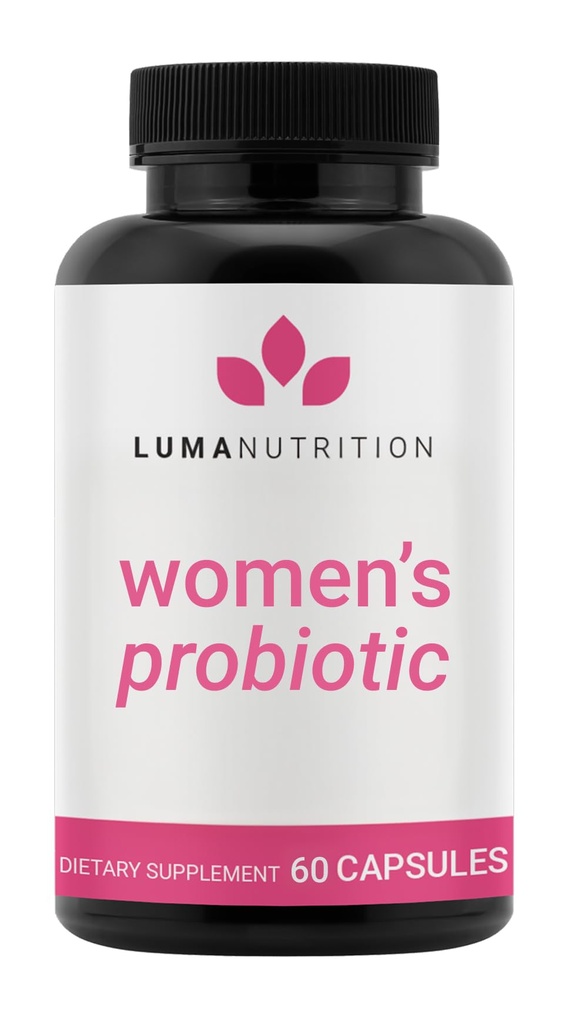 Luma Nutriční Probiotika pro ženy s prebiotiky - 50 miliard CFU - Využití pro stravovací, imunitní a femininní podporu - 60 Kapsle