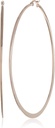Essentials Gold Plated nebo nerezová ocel Flatsted Hoop náušnice