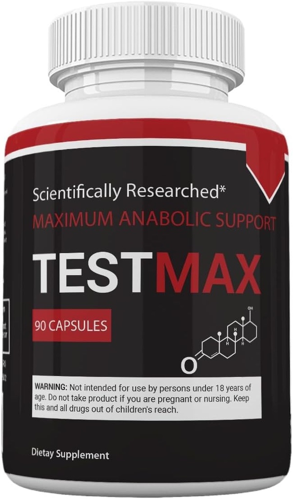 Zonata TestMax Dietní doplňky pro muže, Test Max Přirozeně zvýšit výkon, Vytrvalost a energetické úrovně, Přírodní vzorec na Sustain Energy & Performance Levels (Single Pack, 60 Tablety)