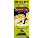 Celestial Seasonings Green Tea, Honey Lemon Ginseng, 25 hrabě (balení po 6)