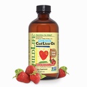 Dětský život ESSENTIALS Cod Jaterní olej pro děti - Dětské Cod Jaterní olej Liquid, pro děti 6 + Měsíce, Toddlers, Přidáno DHA, EPA, Omega33 mastné kyseliny - Jahoda, 8 fl oz